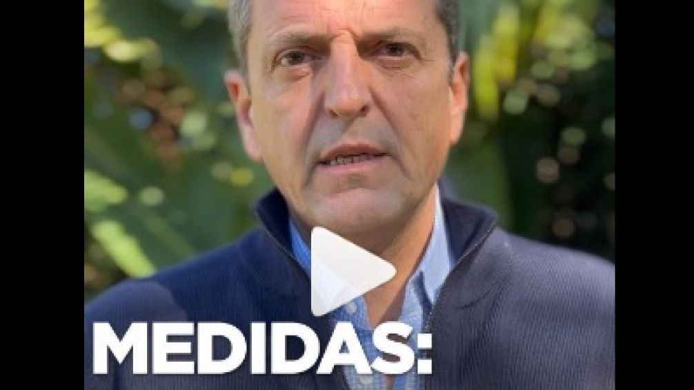 Massa anunció una batería de medidas que van desde jubilados hasta el campo