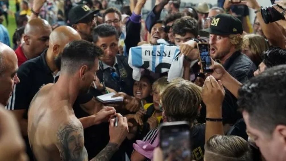 Las estrellas de EEUU y el mundo atraídas por el brillo de Messi 