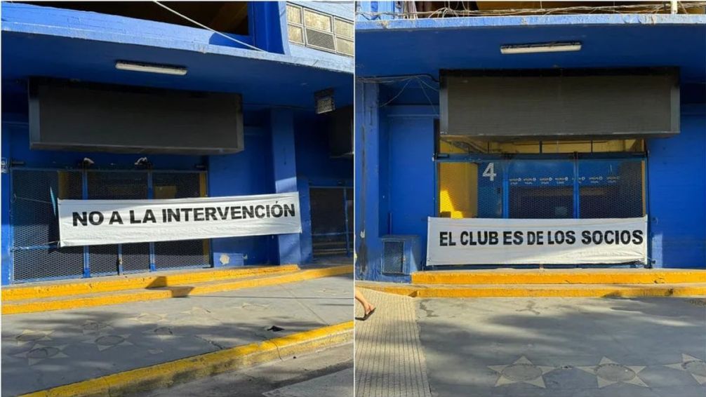 Elecciones en Boca: A días de la definición aparecieron pasacalles en La Bombonera 