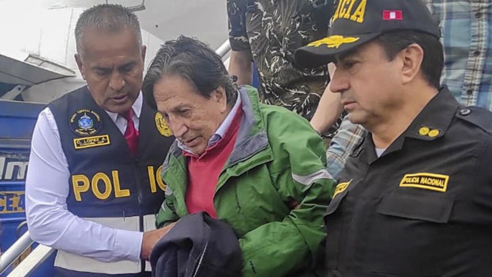 El Poder Judicial de Perú ratificó que el ex presidente Alejandro Toledo seguirá tras las rejas