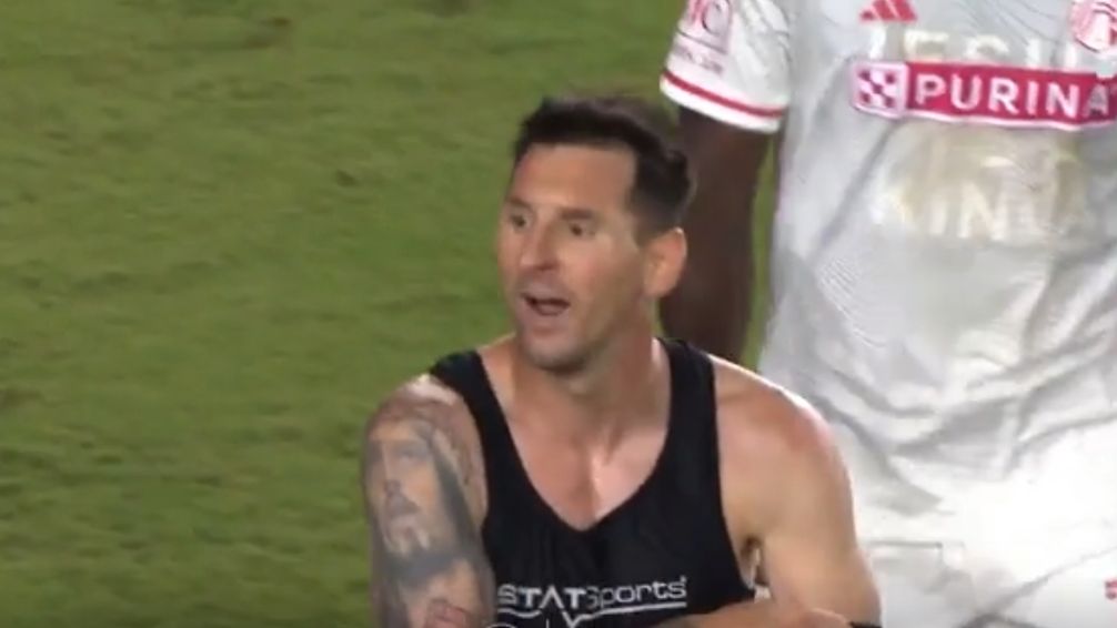 La bronca de Messi en su último partido antes de la Copa América