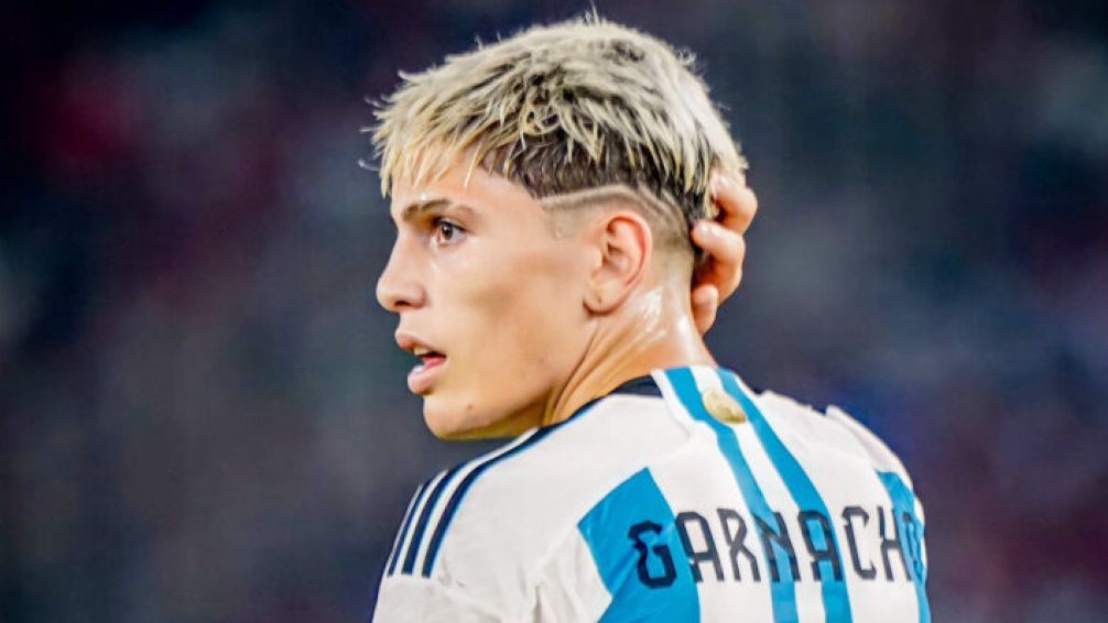 Garnacho sorprendió con un mensaje en la previa a la final 