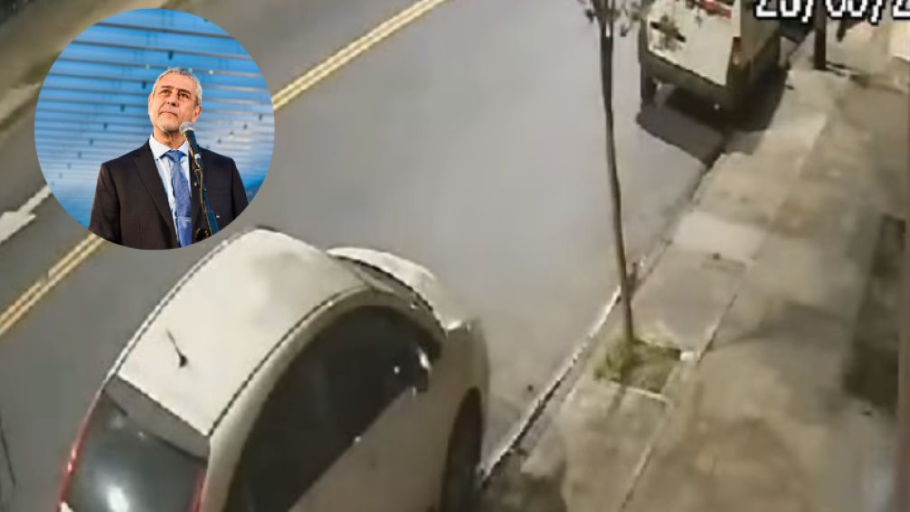 Insólito robo en Avellaneda: un hombre se trepó a un comercio y robó una lámpara