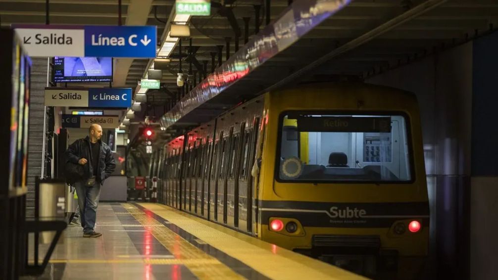  Interrupción en la línea C de subte por una medida gremial tras la agresión a un conductor