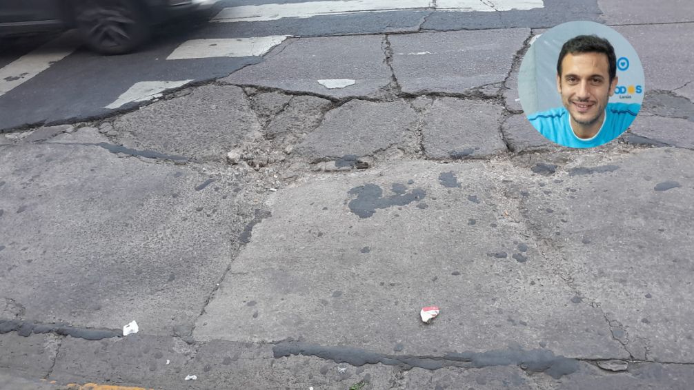 Nuevo reclamo a Lanús por el mal estado de las calles