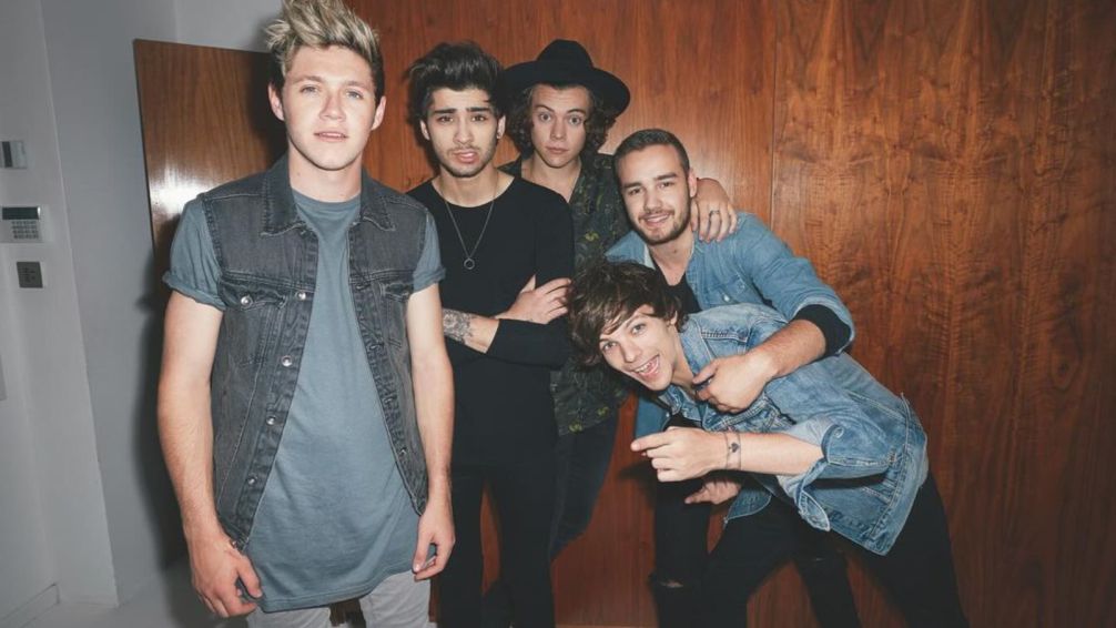 Liam Payne junto a Louis Tomlinson, Harry Styles, Niall Horan y Zayn Malik integrantes de One Direction
