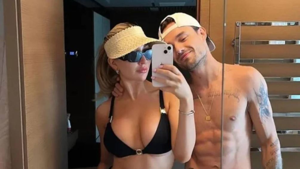 La última foto. Liam Payne junto a su pareja durante su viaje por Buenos Aires.