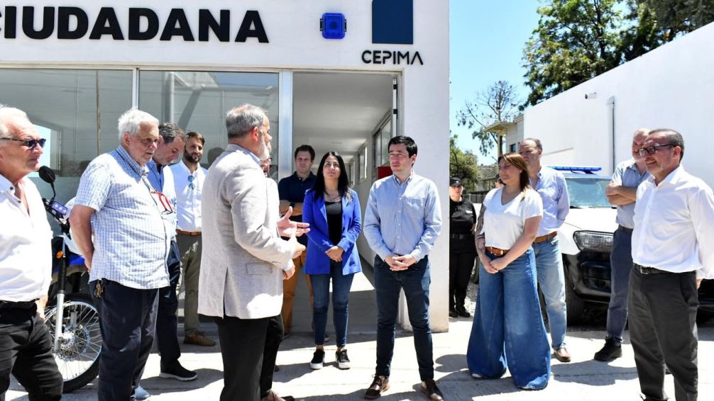 Nardini inauguró dos obras articuladas con el sector privado