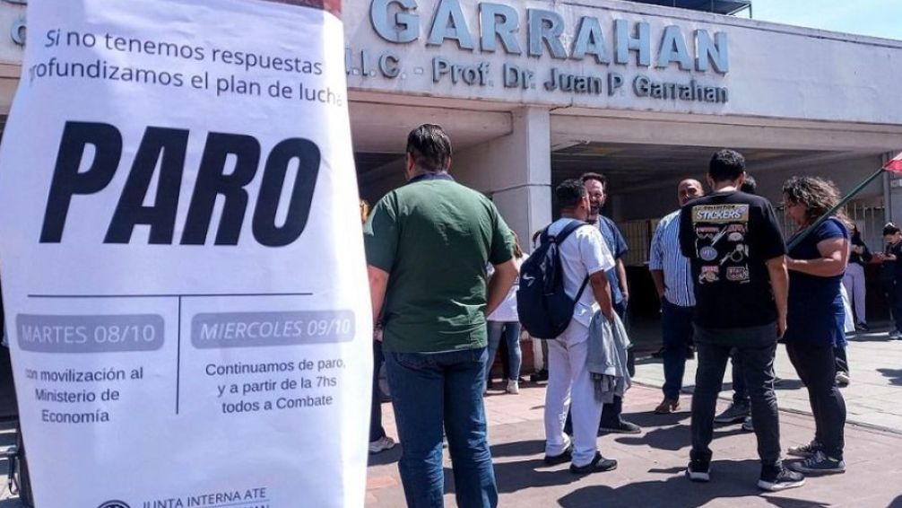 Trabajadores del Garrahan en paro: "El gobierno de Milei quiere el fin de nuestro hospital tal como lo conocemos"