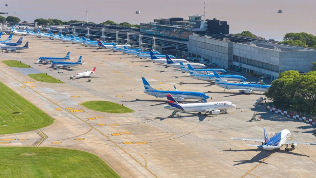 Aerolíneas Argentinas perdió la posición dominante en aeroparque