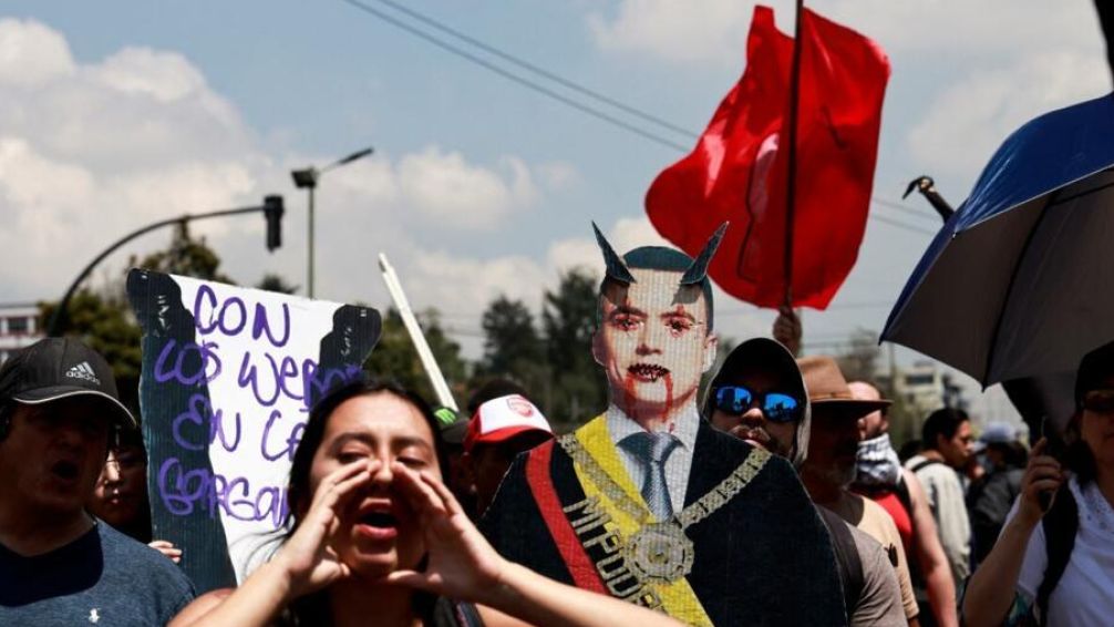 Ecuador: masivas protestas contra Noboa por el manejo de la crisis energética y de seguridad en el país
