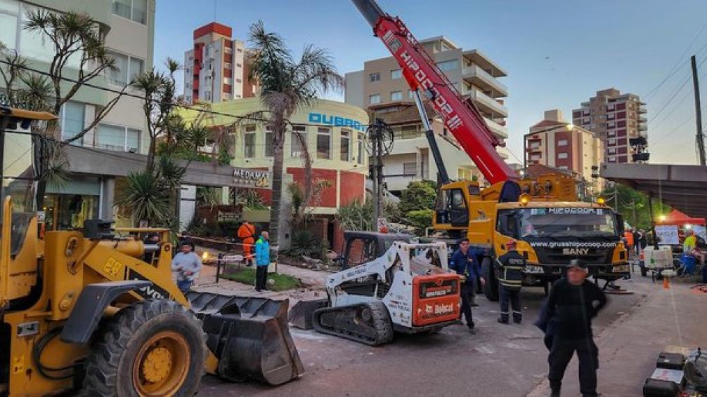 Tercer cuerpo encontrado en el derrumbe del hotel Dubrovnik en Villa Gesell