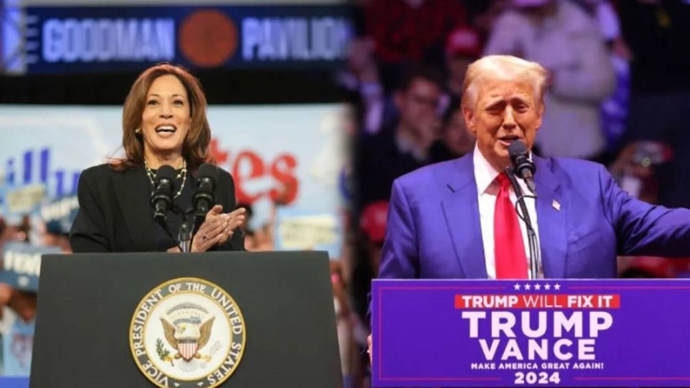 Cara a cara. Kamala Harris y Donald Trump dirimirán quién será el próximo presidente de los Estados Unidos.