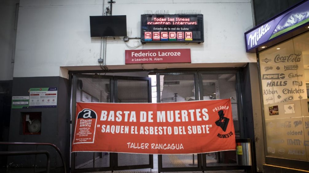 Confirman el fallecimiento de Jorge Navarro, trabajador del Subte, víctima del asbesto