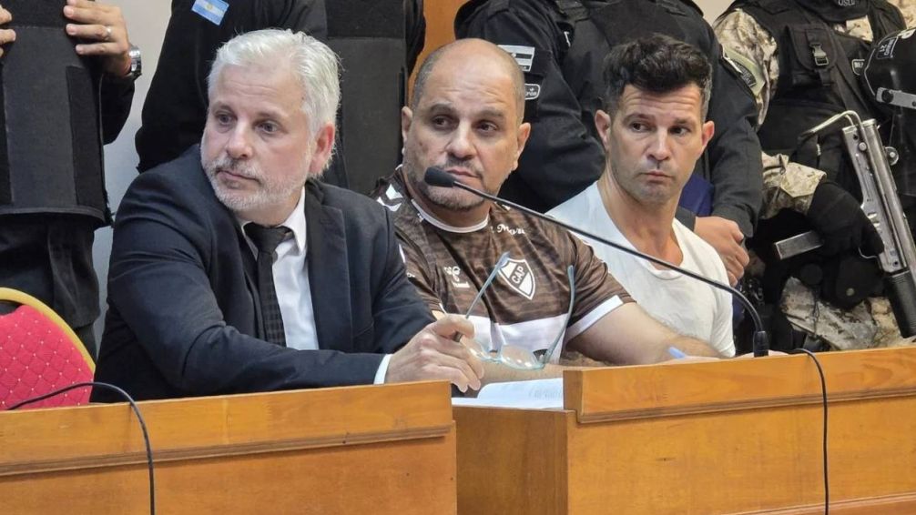 En el banquillo. Cositorto durante una de las audiencias del juicio que se está llevando a cabo en Goya, Corrientes.