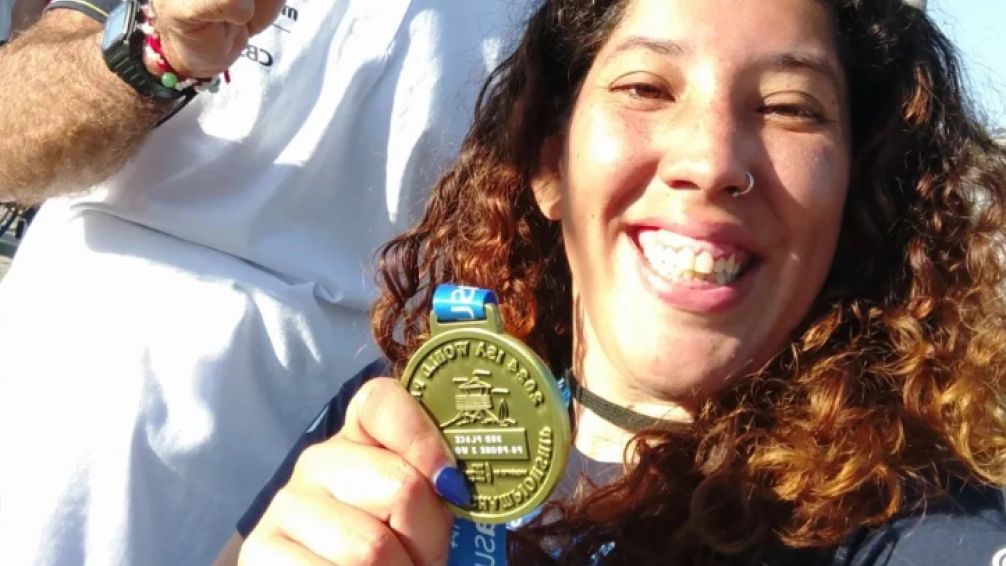 Hace para surfing y consiguió su segunda medalla de bronce: 'Desde que agarré la primera ola me encantó'