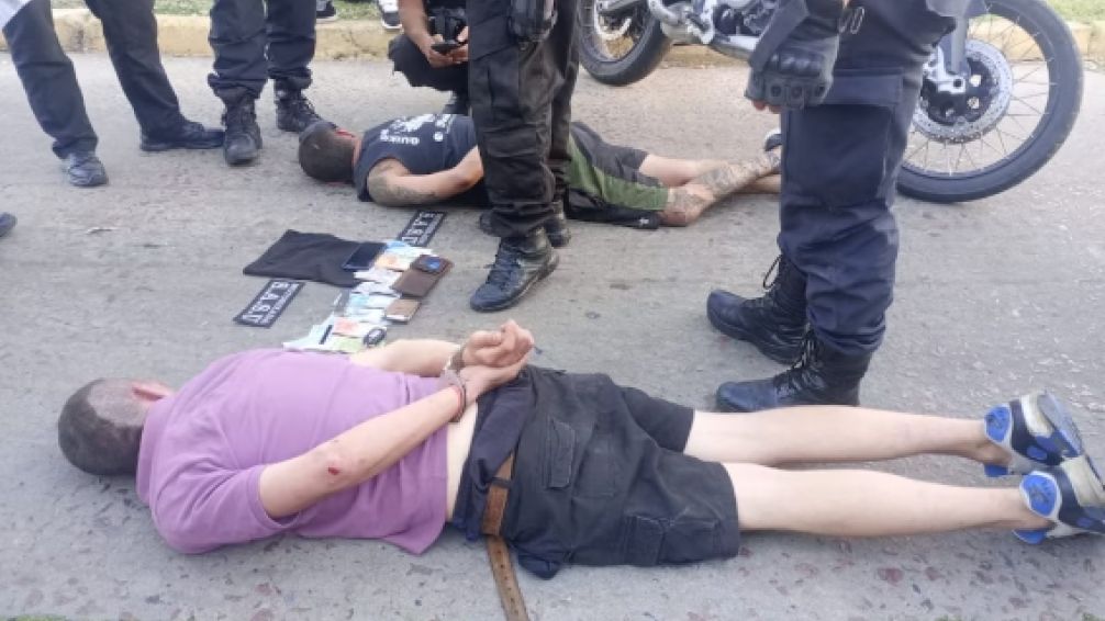 Robo, persecución y detenciones en un raid delictivo en La Plata