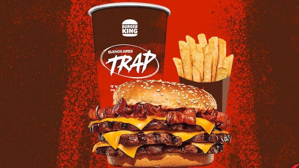 Trap King: la hamburguesa que trae sabor y estilo urbano a Buenos Aires