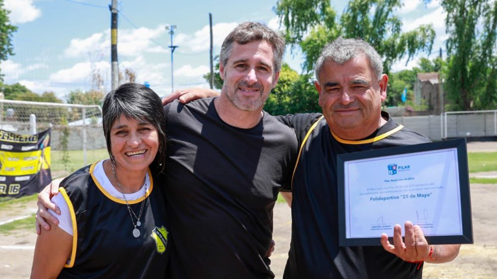 Achával acompañó al Club 25 de Mayo que recibió su personería jurídica