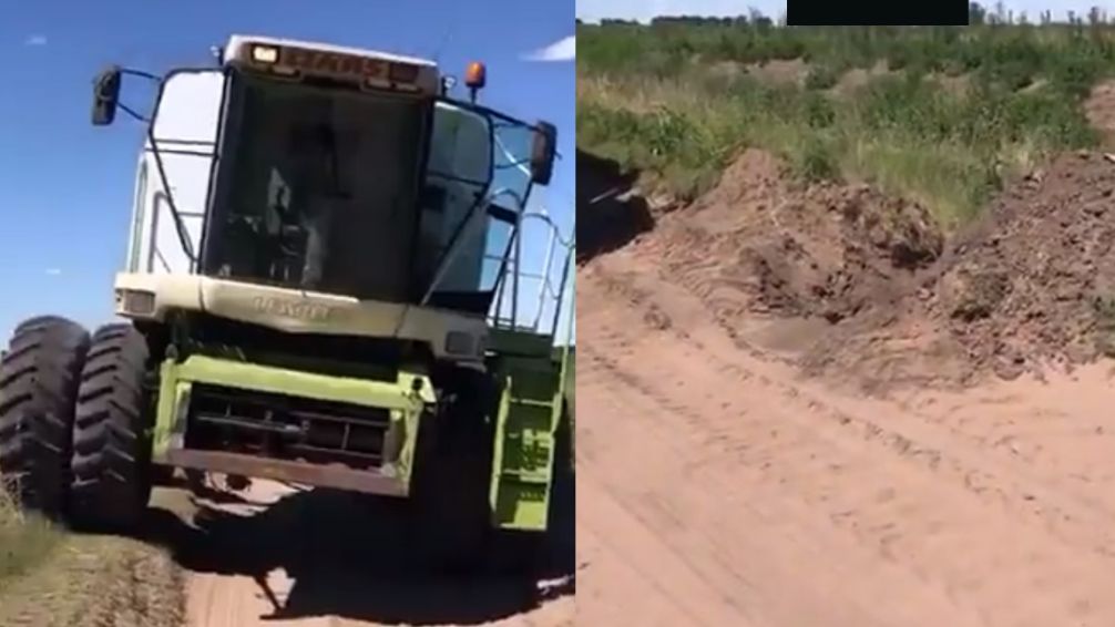 Daireaux: la bronca de los productores agrícolas por el deplorable estado de los caminos rurales se volvió viral