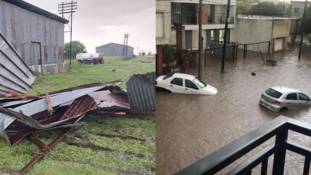 Alerta en la Provincia: Bragado y Balcarce bajo agua