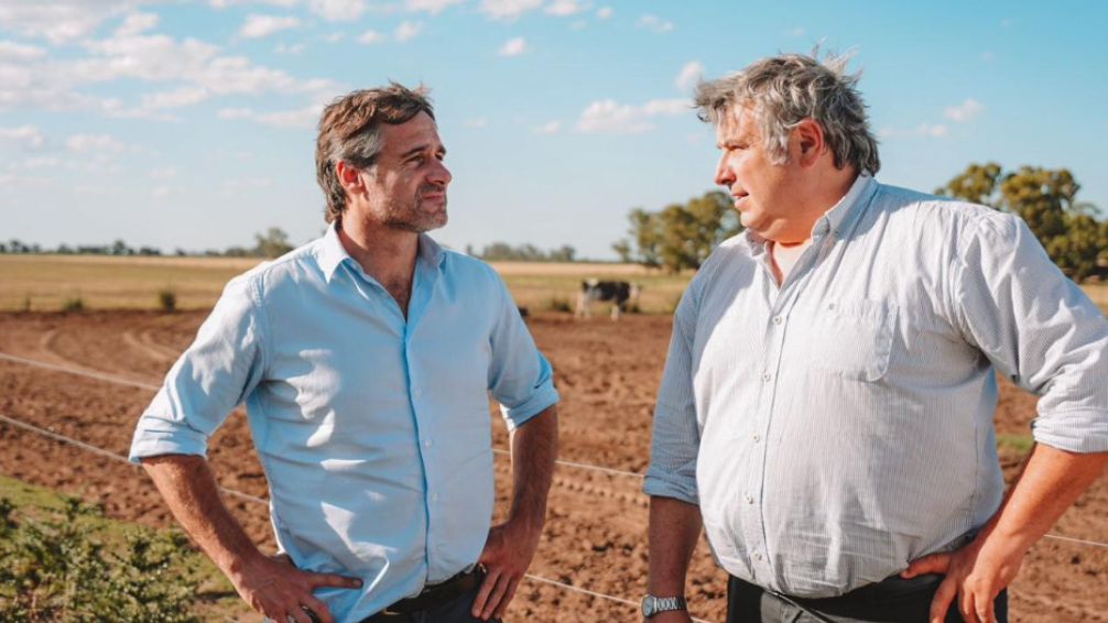 Achával recorrió el corredor productivo de Tornquist, Lamadrid y Salliqueló