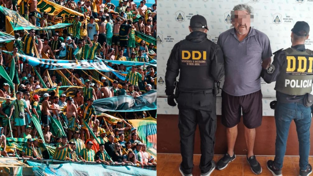 Detuvieron al jefe de la barra de Aldosivi en Mar del Plata por robo de autos con armas de fuego