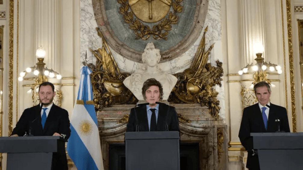 Javier Milei presentó el Plan Nuclear Argentino