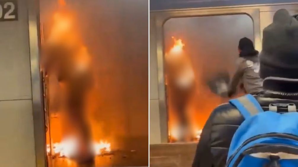 La Policía de Nueva York informó que la mujer murió en el lugar debido al incendio provocado,