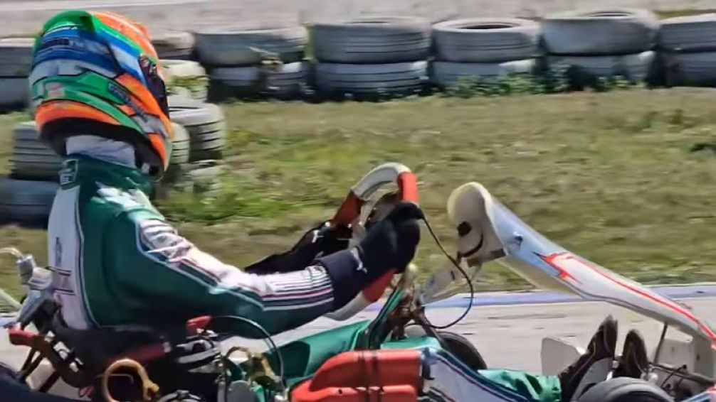 Colapinto regresa a sus orígenes: karting en Zárate y contacto con sus seguidores