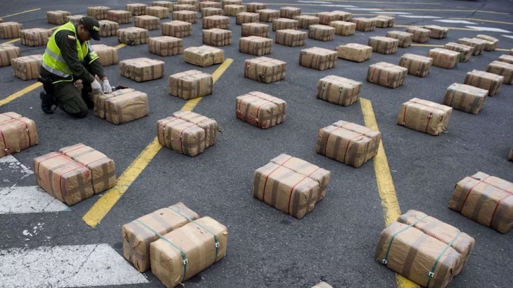 Colombia decomisó 848 toneladas de cocaína en 2024