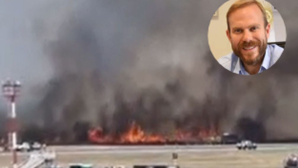 Vuelos demorados en el aeropuerto de Ezeiza por un incendio 