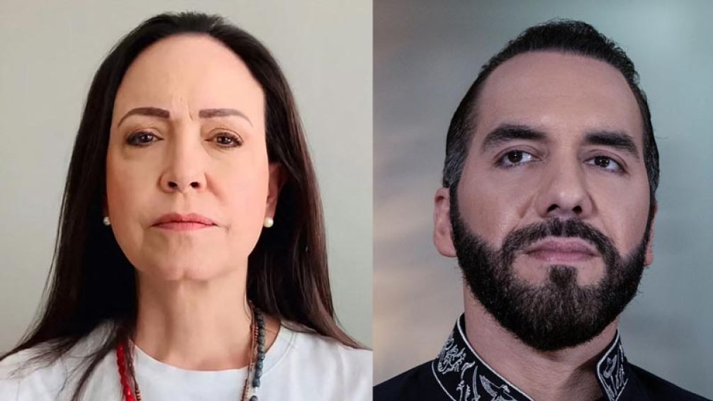 Bukele reiteró su apoyo a Machado en Venezuela: 'Admiración y apoyo a la lucha por la libertad'