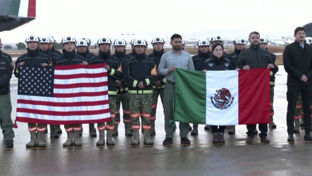 México envía bomberos a California para combatir las llamas
