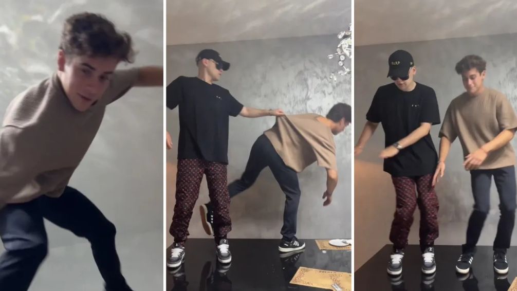 Franco Colapinto a puro baile junto a Bizarrap: 'menos mal que manejo autitos'
