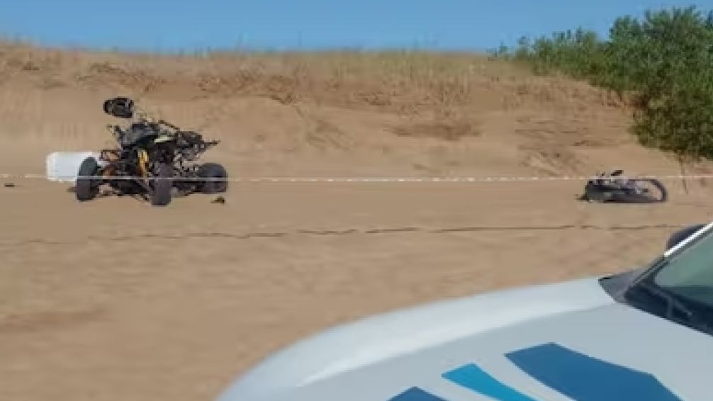 Villa Gesell: choque fatal entre una moto y un cuatriciclo 