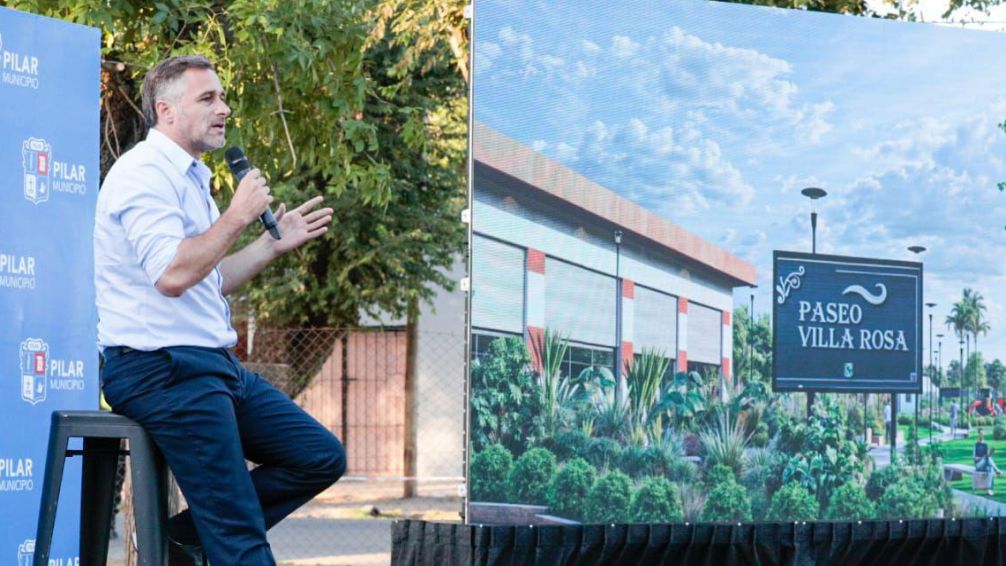 Achával anunció la construcción del nuevo Paseo Villa Rosa