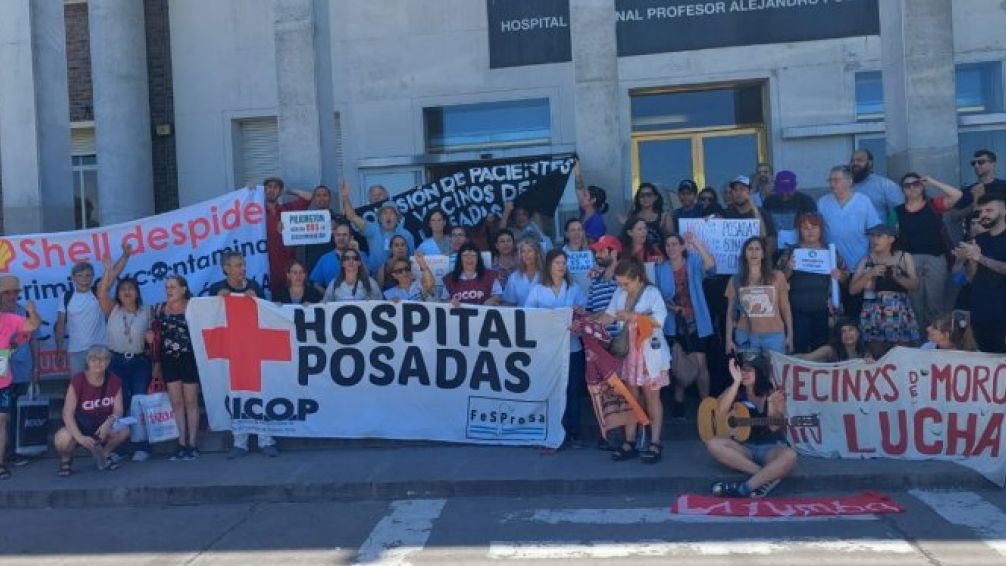 Hospital Posadas: Trabajadores despedidos  realizan una ronda en protesta contra el vaciamiento y los despidos