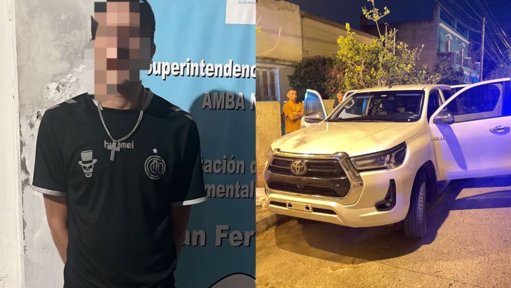 Detenido realizando maniobras peligrosas en una Hilux robada: era parte de una banda que clonaba llaves en el conurbano