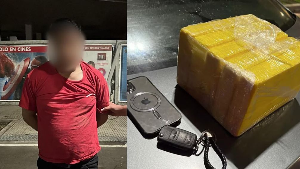 Persecución de película en CABA terminó en choque: el sospechoso transportaba cinco ladrillos de cocaína