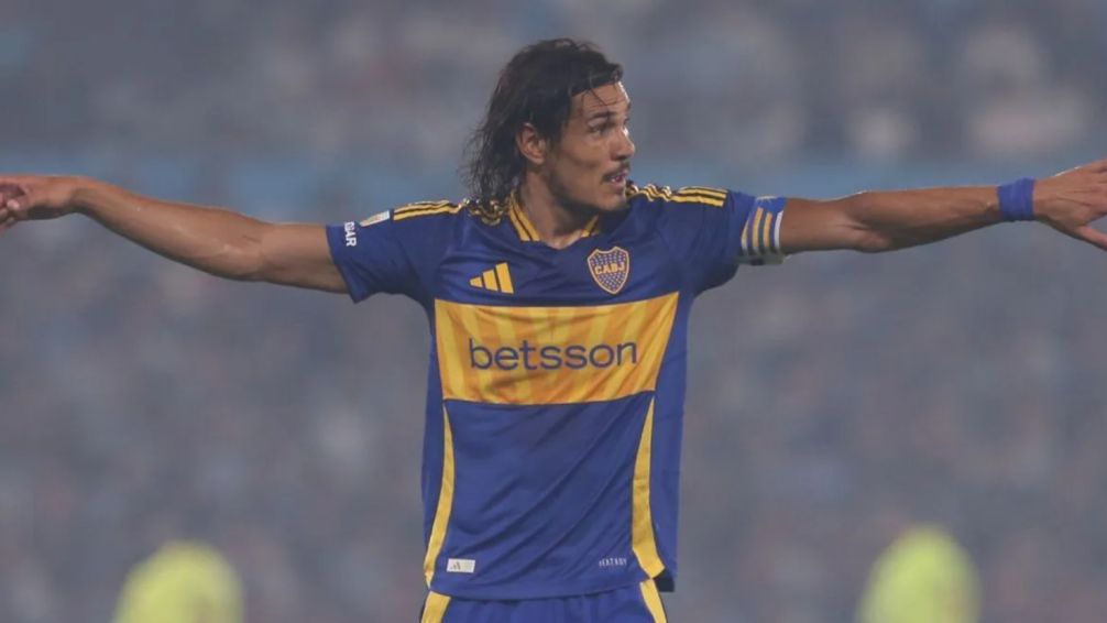 Alerta en Boca: Cavani se lesionó y no estará presente en el debut de Copa Libertadores 