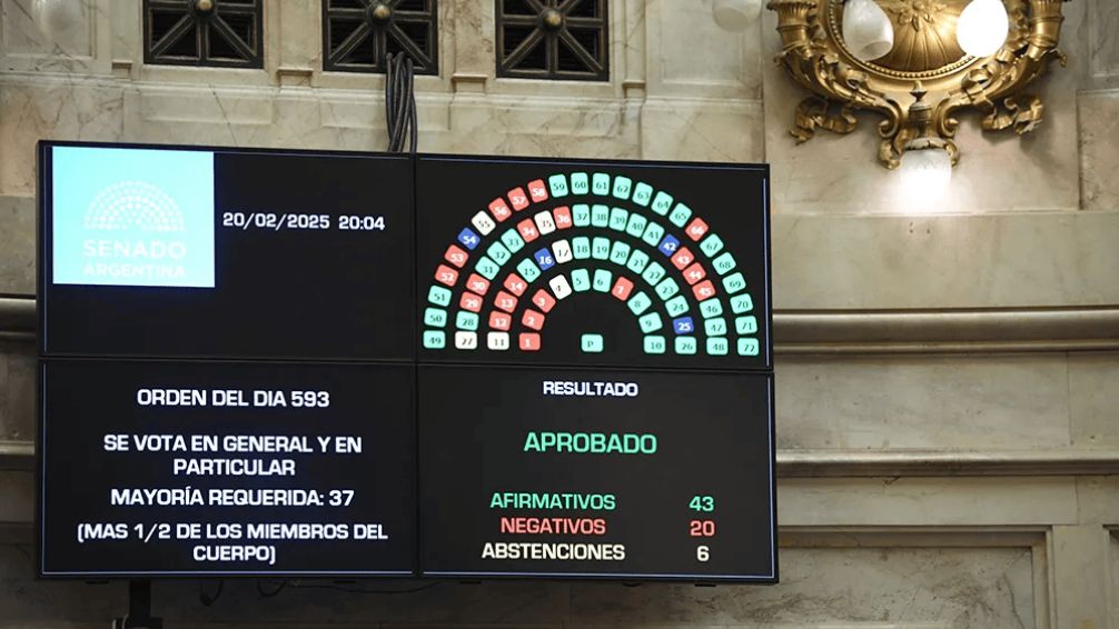 El Senado convirtió en ley la suspensión de las PASO