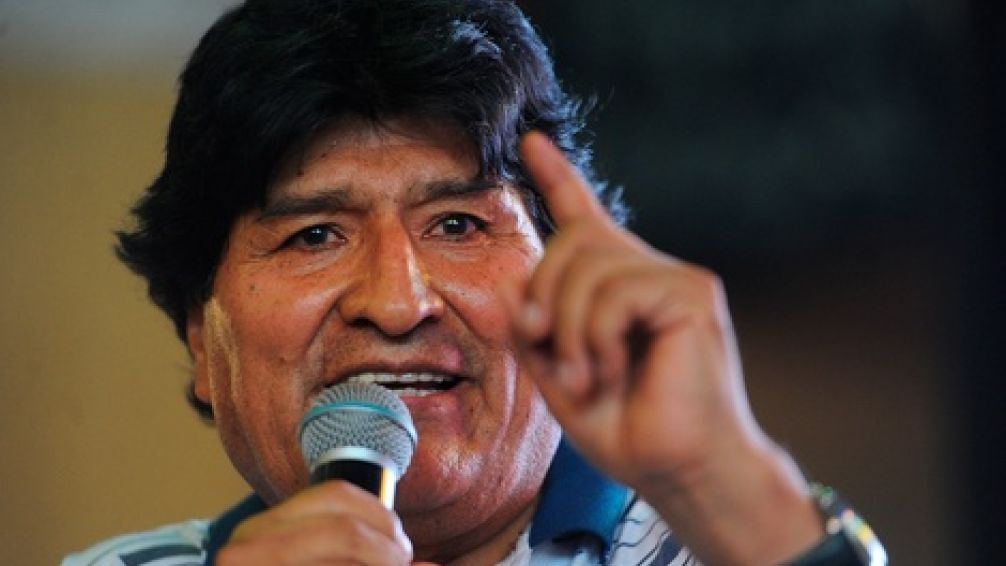 Evo Morales anunció su candidatura presidencial por el Frente para la Victoria