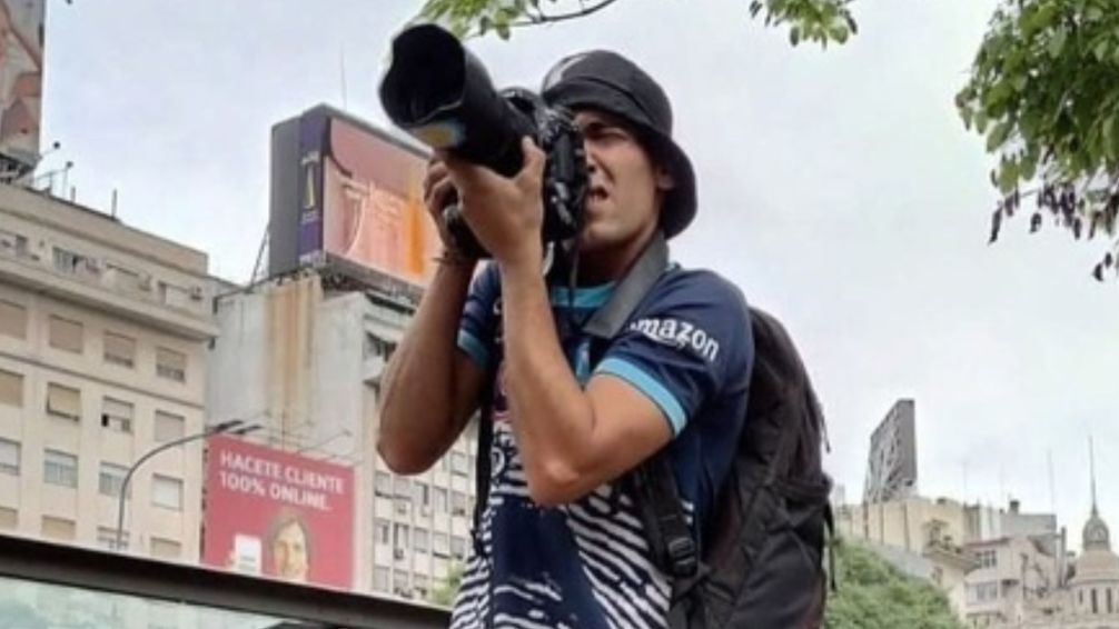 El fotógrafo Pablo Grillo volvió a terapia intensiva