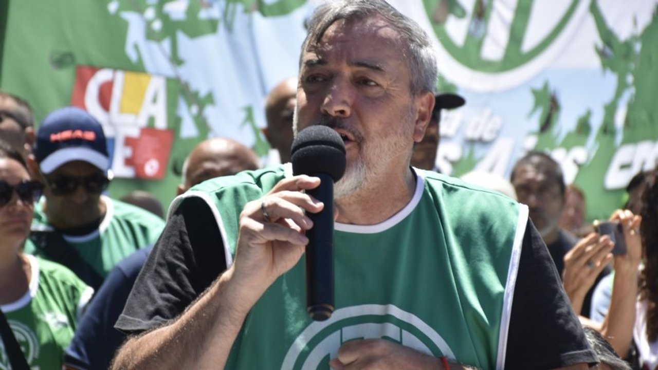 El líder de ATE, Rodolfo Aguiar fue amenazado de muerte por redes sociales