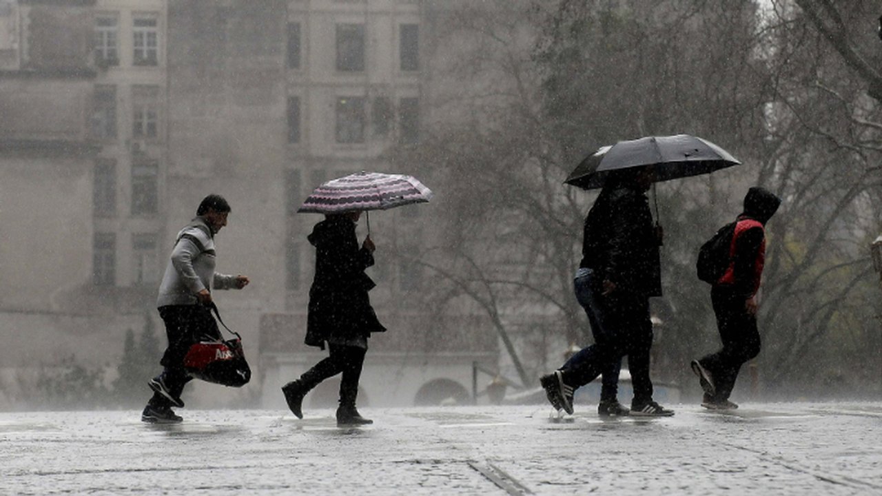 Alerta Naranja en el AMBA: fuertes lluvias y granizo a la vista