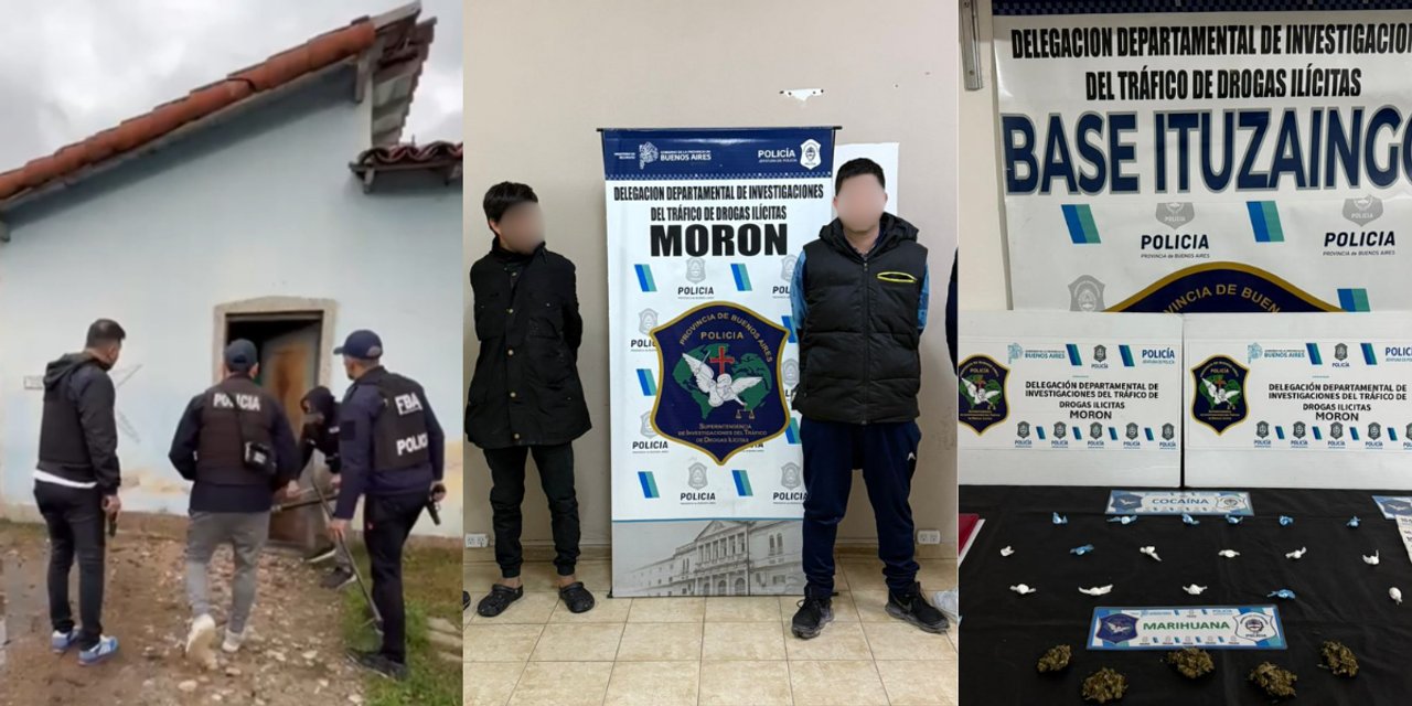 “Cuida a mis hijos”, el pedido de un hombre a su vecino tras ser detenido por vender drogas