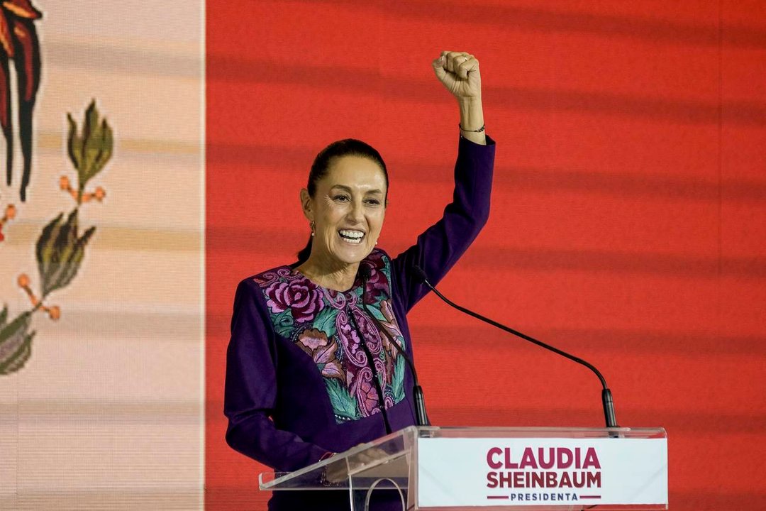 Claudia Sheinbaum celebra la histórica elección del Poder Judicial en México