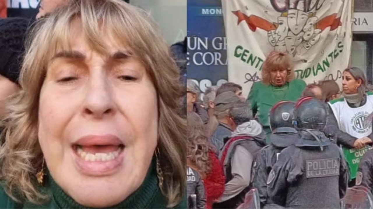 Georgina Barbarossa contó que casi va presa durante un abrazo solidario en la Casa del Teatro