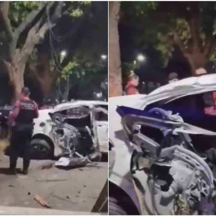 Cuatro delincuentes roban un Fiat Cronos y chocan en Ciudad Oculta
